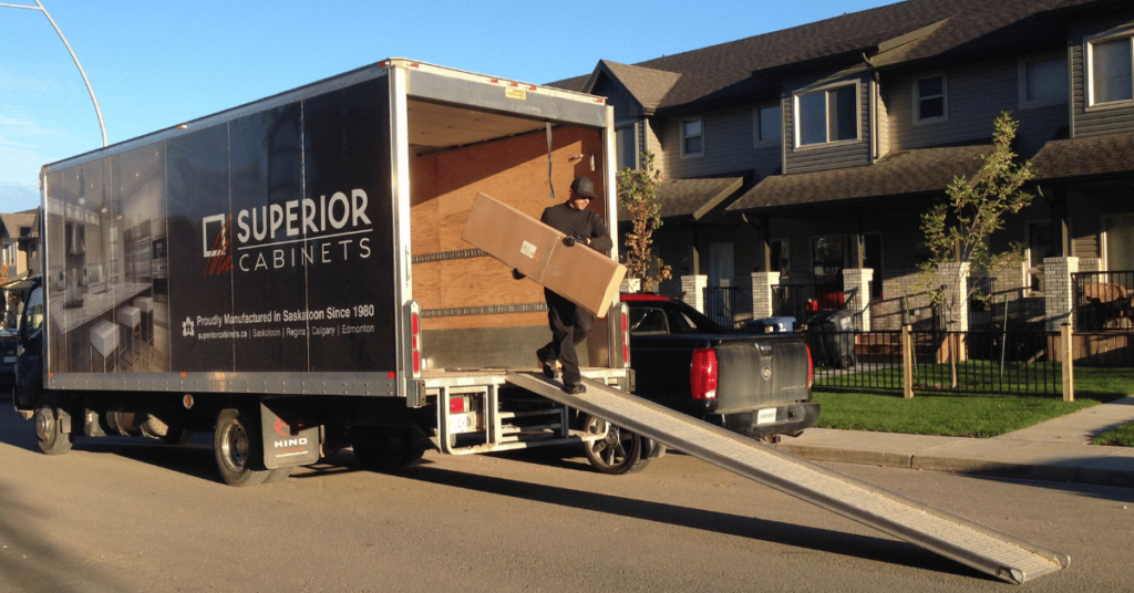 Superior cabinets corporate store, professional delivery service