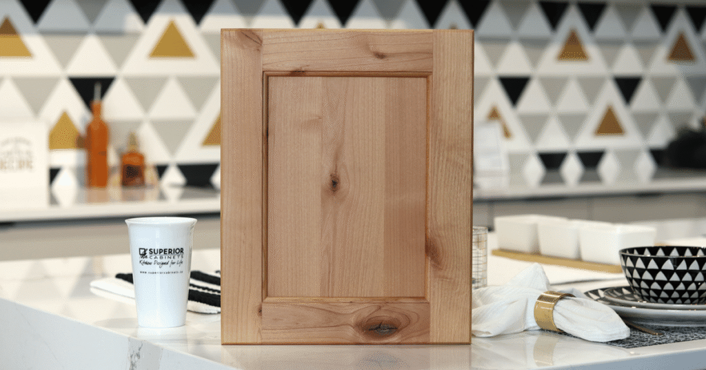 burlington door in knotty alder rustic, natural