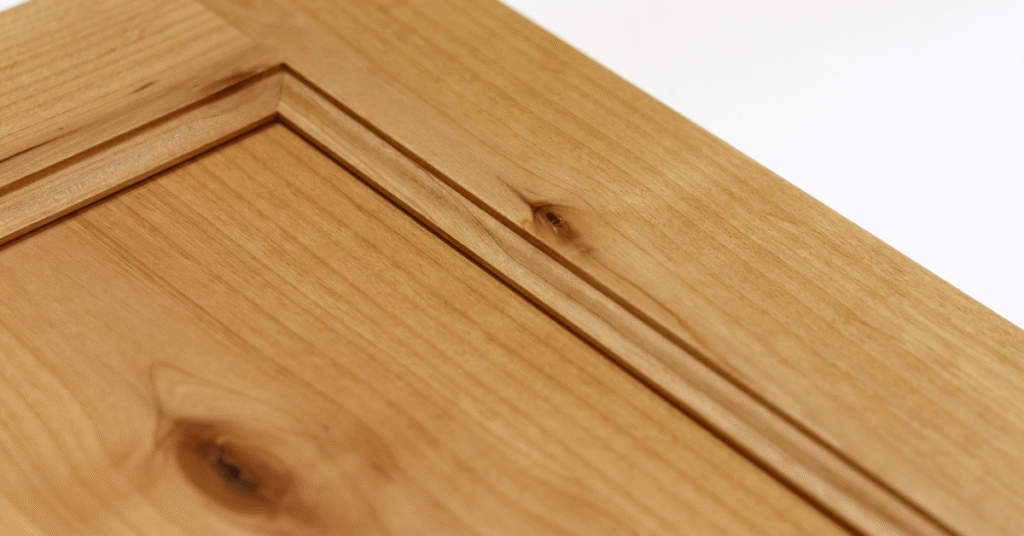 Michigan door in knotty alder rustic, natural