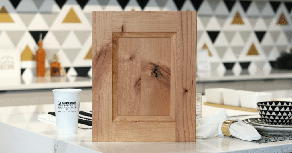 mesa door in alder rustic, natural
