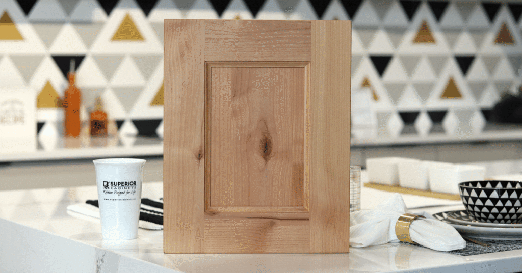 Michigan door in knotty alder rustic, natural