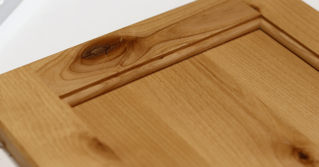 burlington door in knotty alder rustic, natural